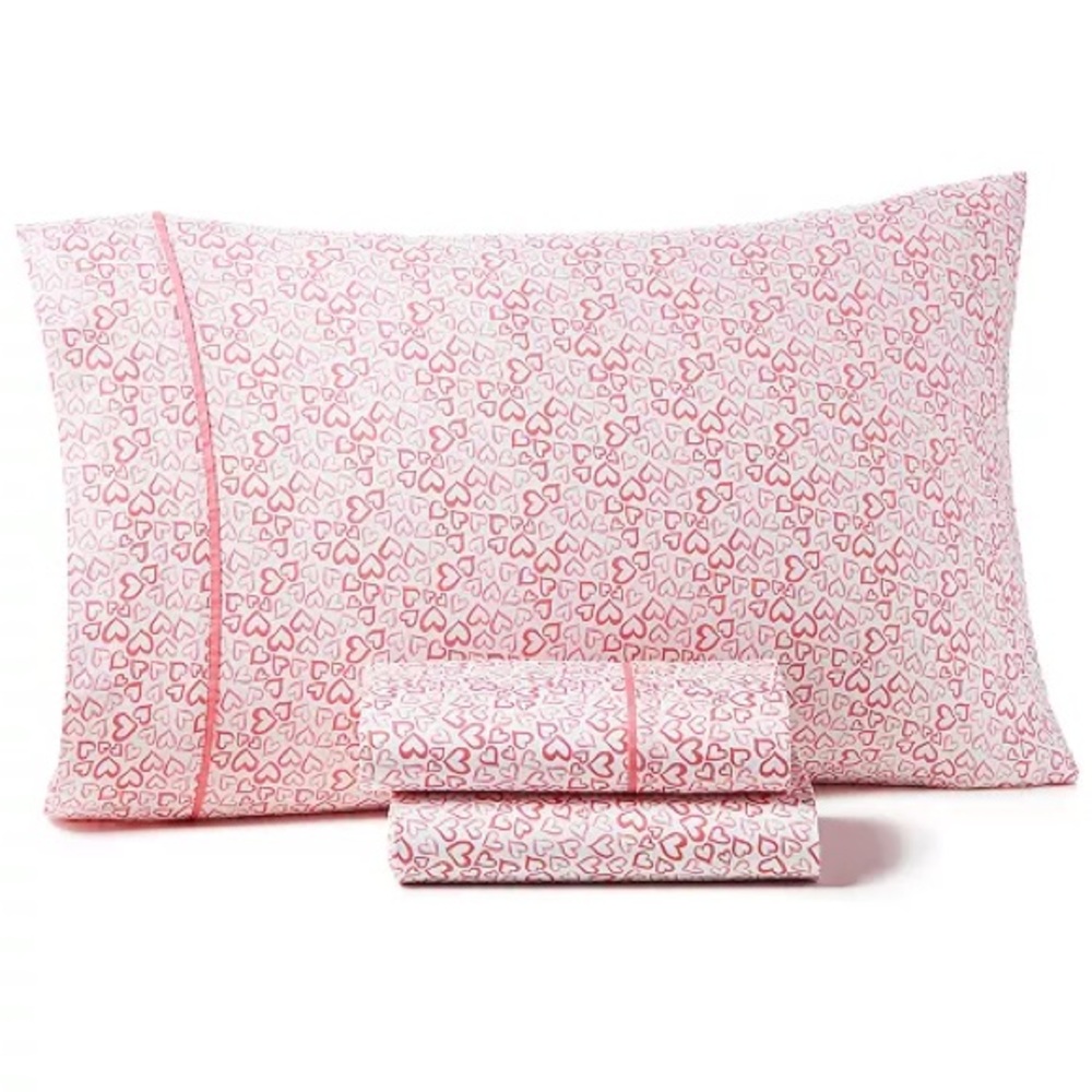 Charter Club Kids - Hearts 4-Pc. Full sheet set